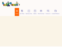 Tablet Screenshot of bizzkidzdaynursery.com